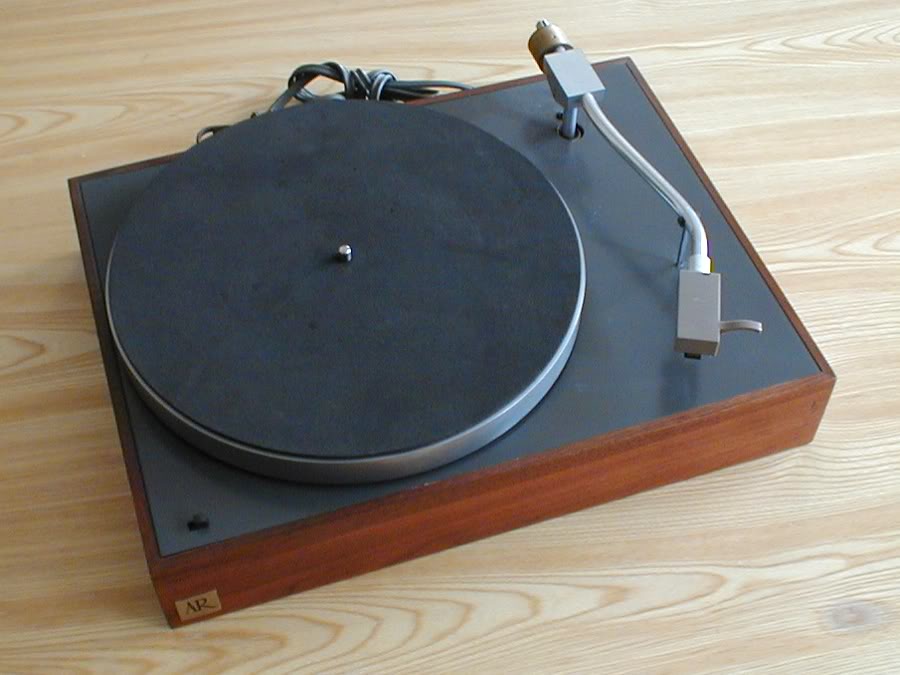 mind's eye music: Legendary AR-XA manual belt-drive turntable